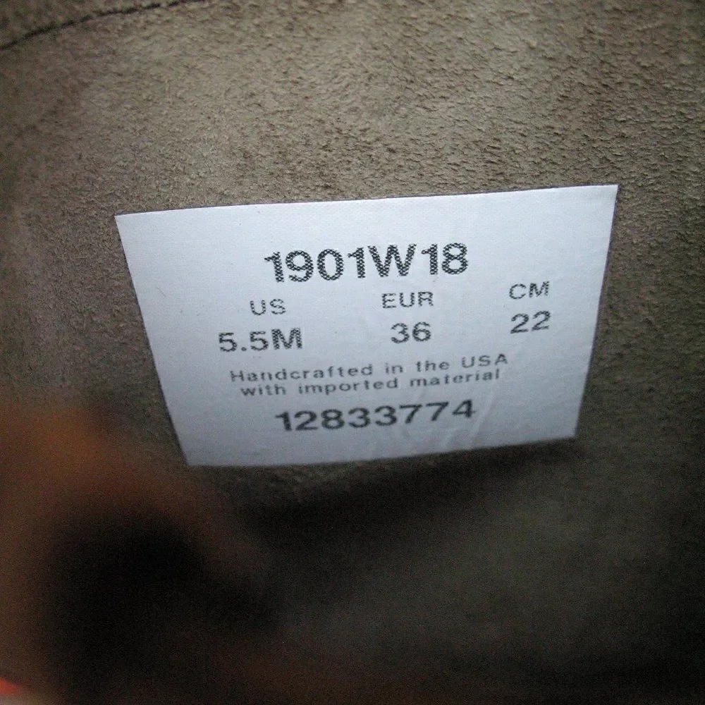 Chippewa 5.5 Womens Light Brown Harness Boots